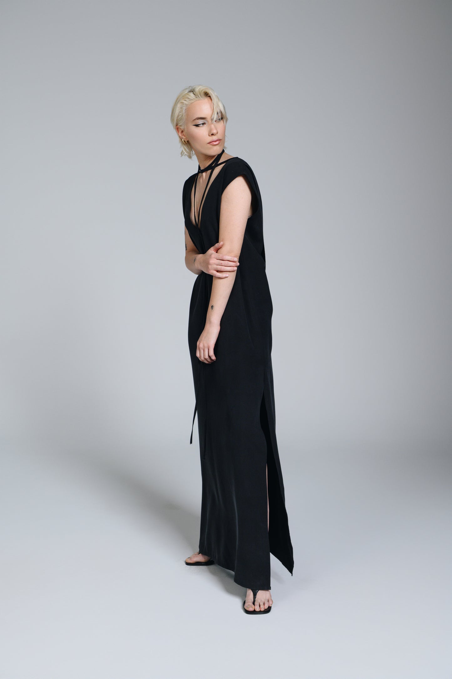 fade to black dress
