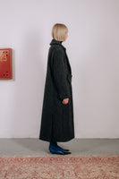 Anthracite alpaca coat