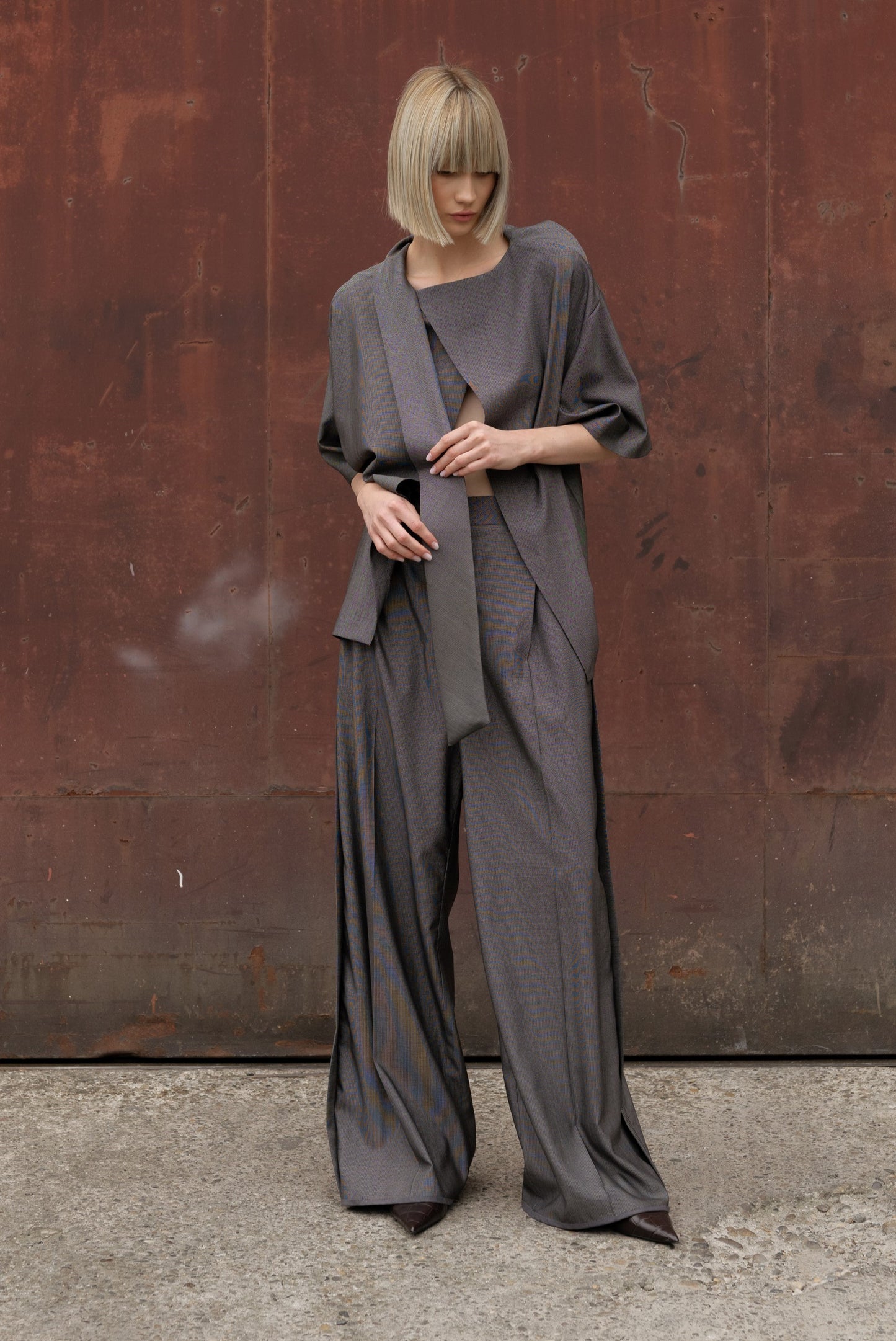 One shade of grey set