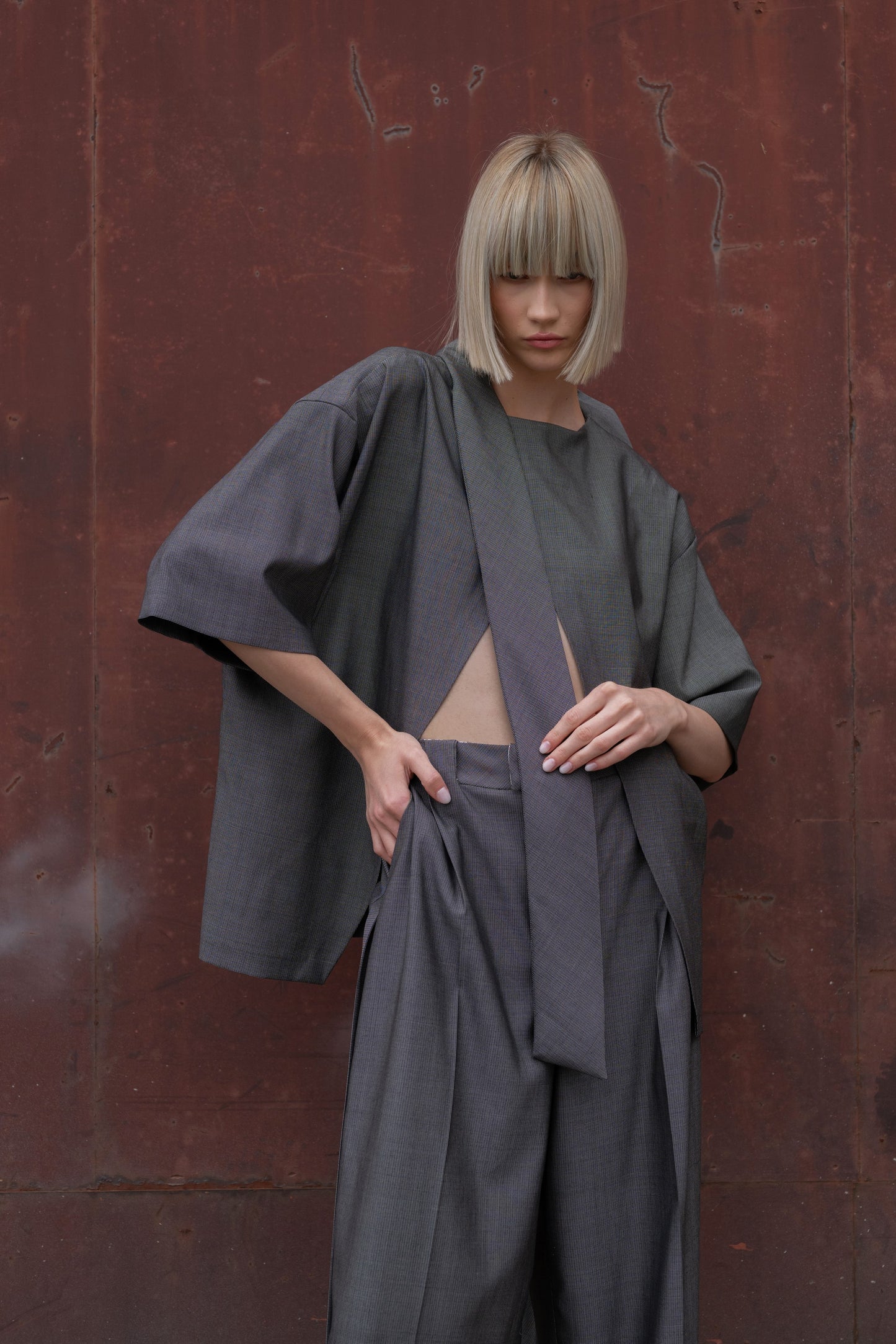 One shade of grey set