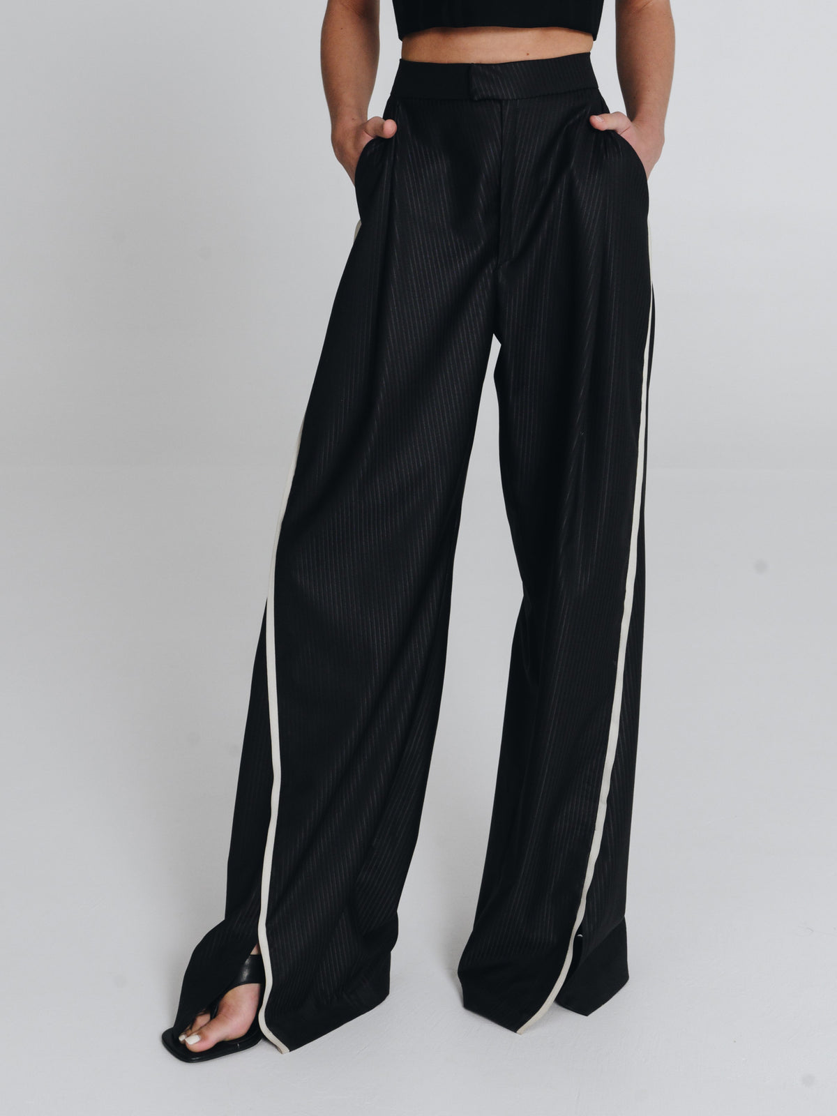stripe on stripes pants