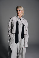 navy necktie