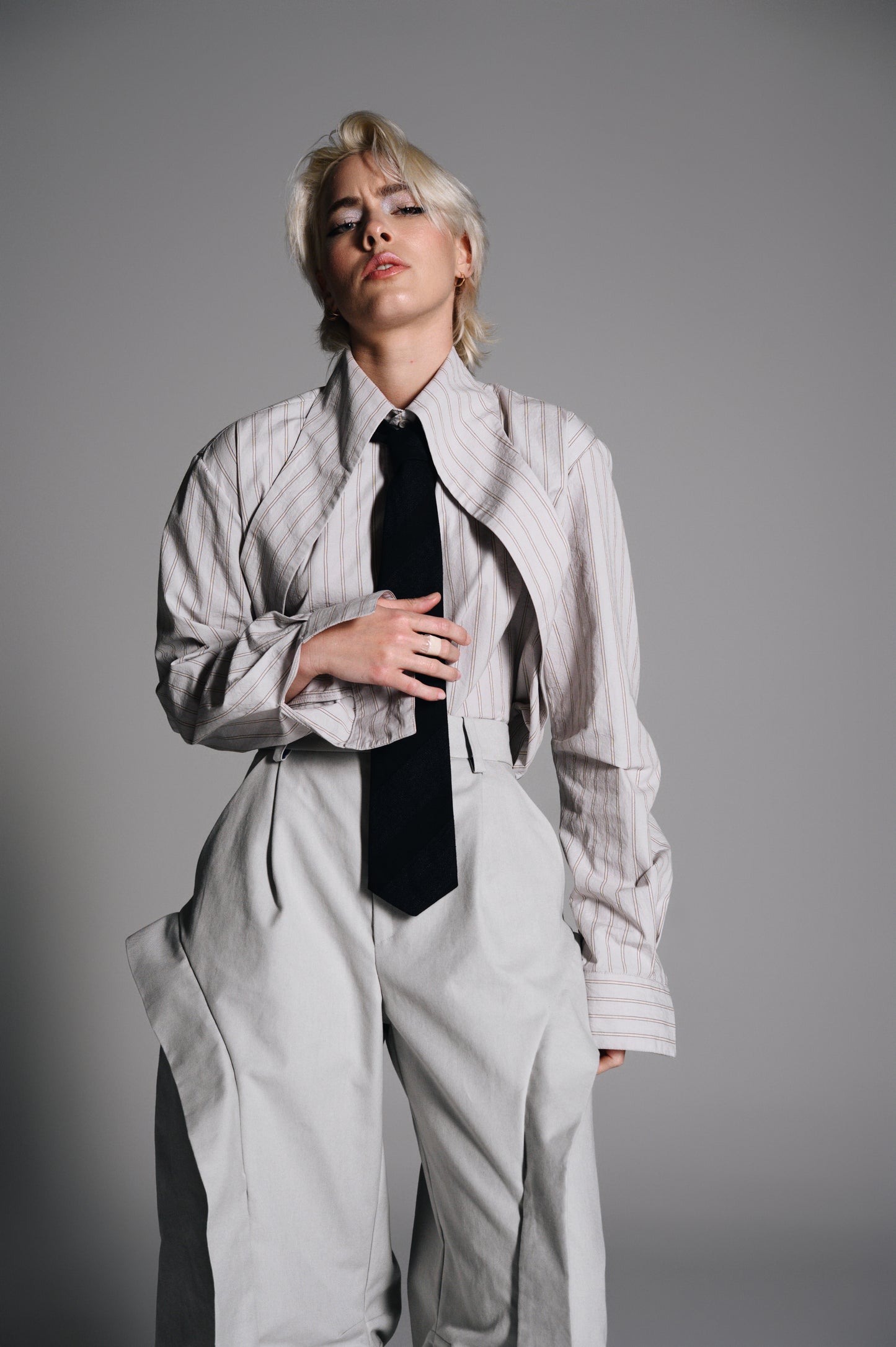 long collar shirt