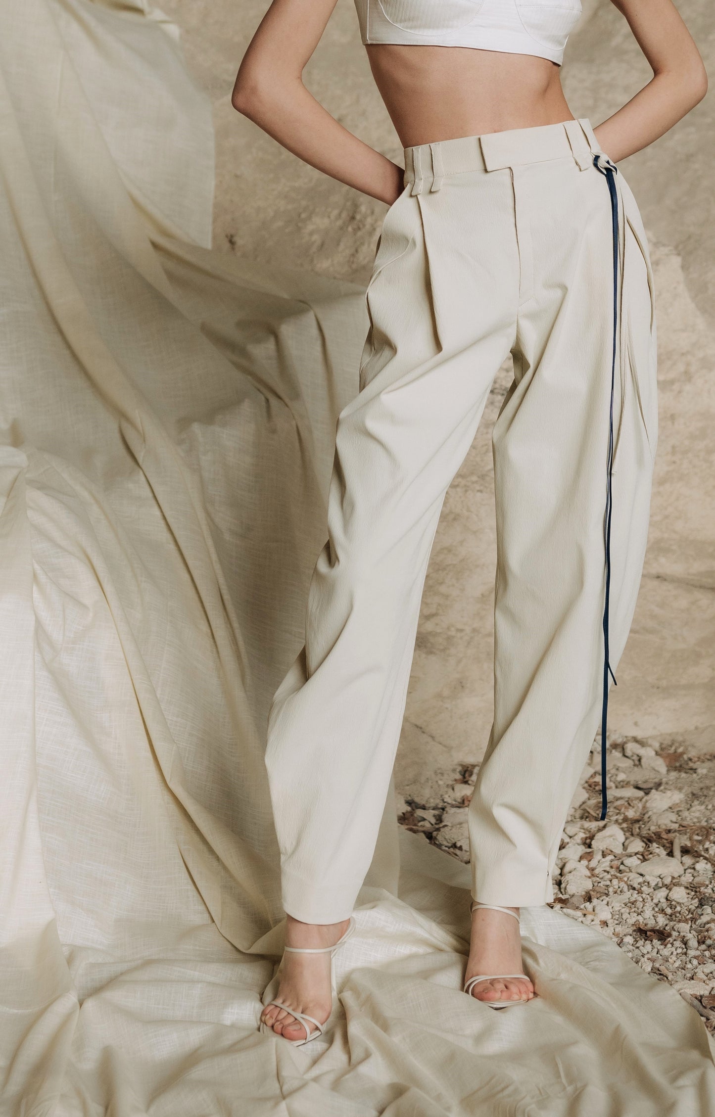 Limestone cut pants