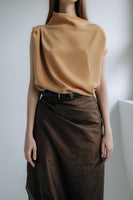 Sunset silk blouse