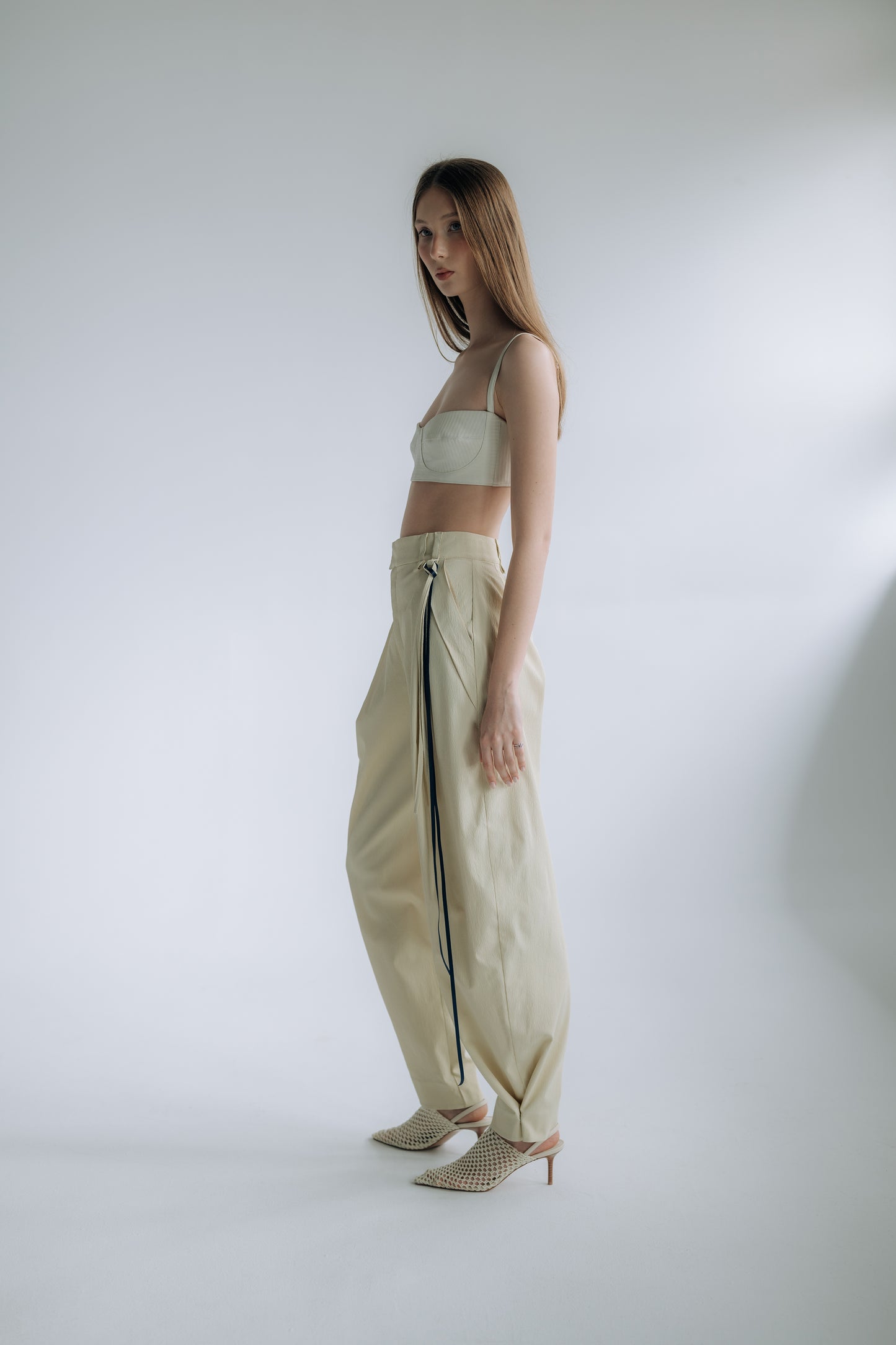 Limestone cut pants